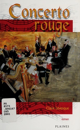 Concerto rouge by Claire Lévesque cover