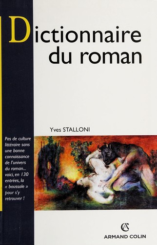 Dictionnaire du roman by Yves Stalloni cover