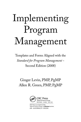 Implementing program management