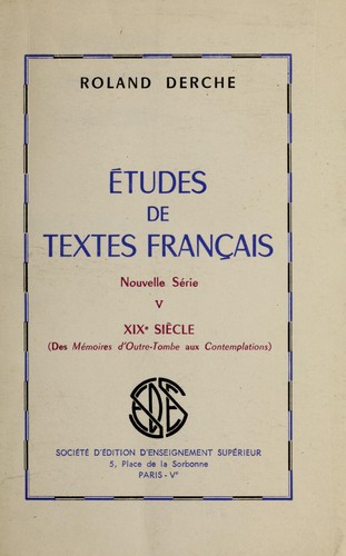 Etudes de textes francais