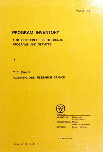 Program inventory