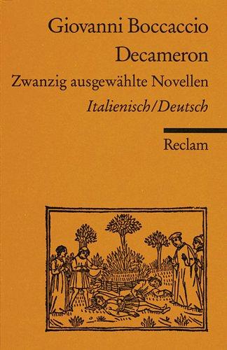 Decameron. 20 ausgewählte Novellen, italienisch - deutsch by Giovanni Boccaccio cover