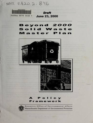 Beyond 2000 solid waste master plan