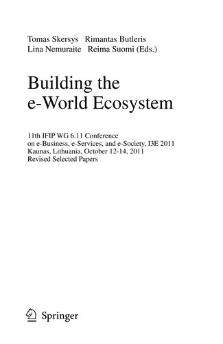 Building the e-World Ecosystem