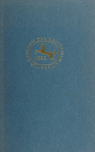 Die deutsche Dichtung der Aufklärungszeit by Schneider, Ferdinand Josef cover