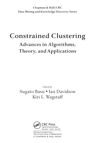 Constrained clustering