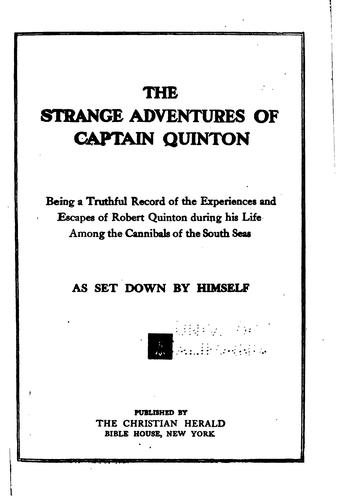 The strange adventures of Captain Quinton