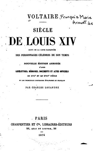 Siècle de Louis XIV