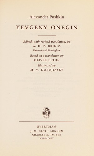 Yevgeny Onegin