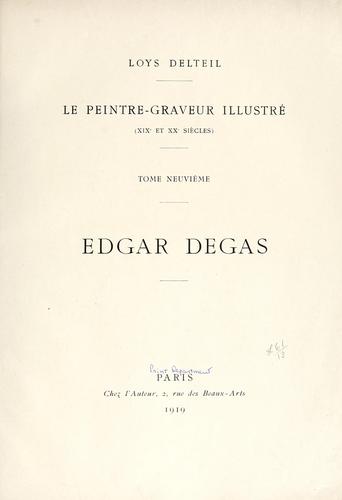 Le peintre-graveur illustré