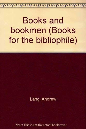 Books and bookmen