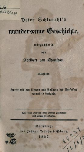 Peter Schlemihls wundersame Geschichte