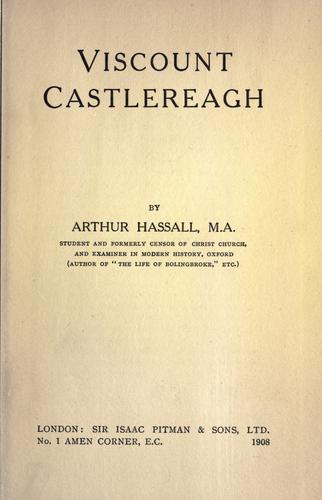 Viscount Castlereagh