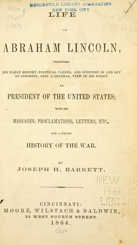 Life of Abraham Lincoln