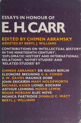 Essays in honour of E.H. Carr