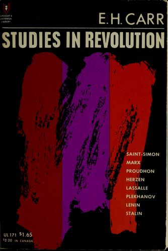 Studies in revolution