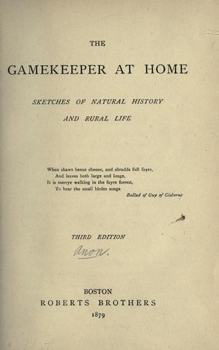 The gamekeeper at home