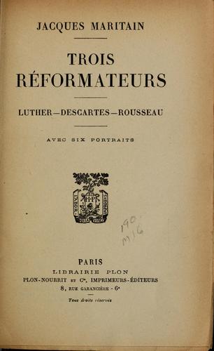 Three reformers
