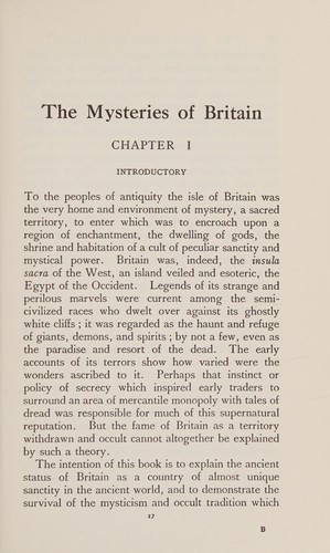 The mysteries of Britain
