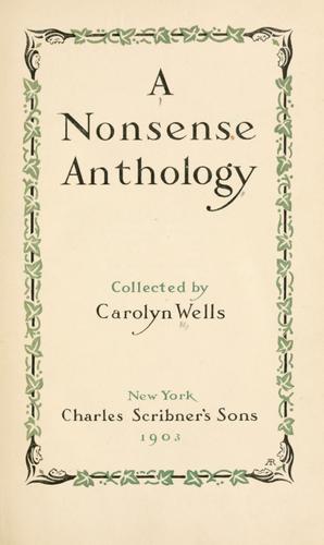 A Nonsense Anthology