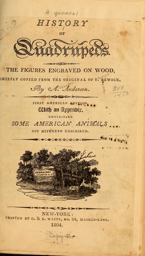 A general history of quadrupeds