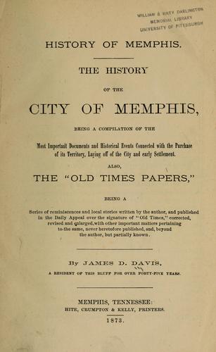 History of Memphis