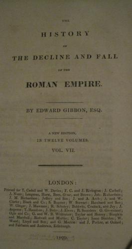 The History of the Decline and Fall of the Roman Empire