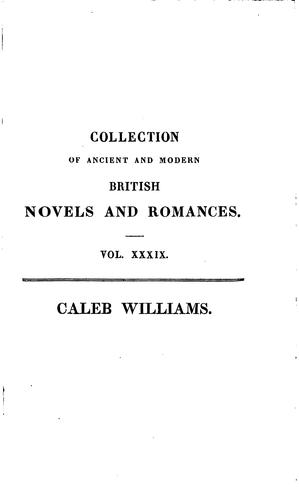The Adventures of Caleb Williams