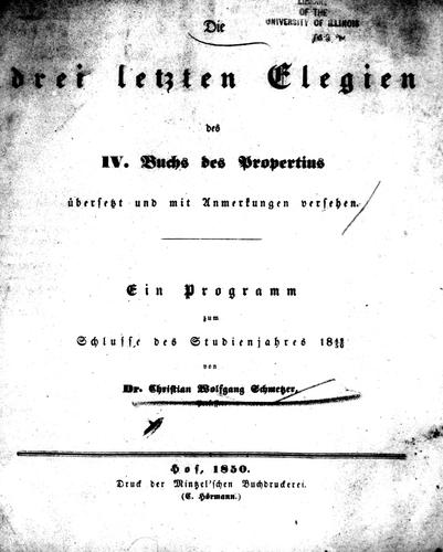 Elegiae