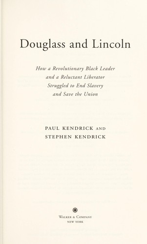 Douglass and Lincoln