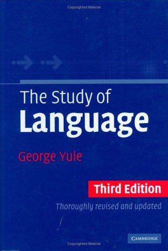 The study of language