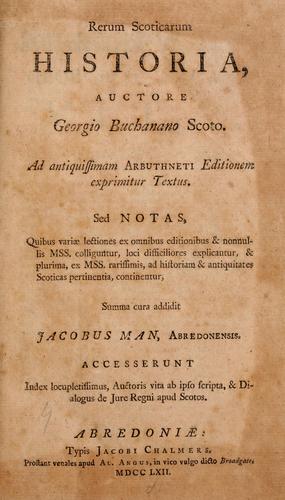 Rerum Scoticarum historia