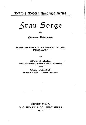 Frau Sorge