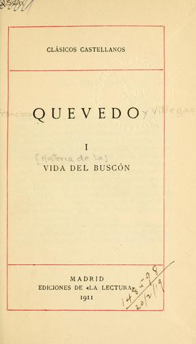Historia de la vida del Buscón