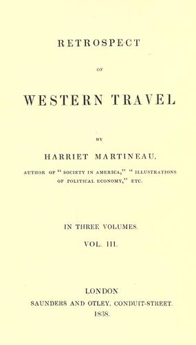 Retrospect of Western Travel-3VOLS