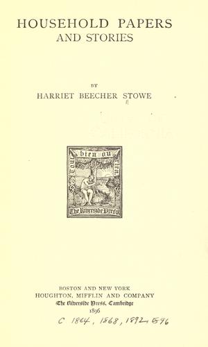 Household papers and stories