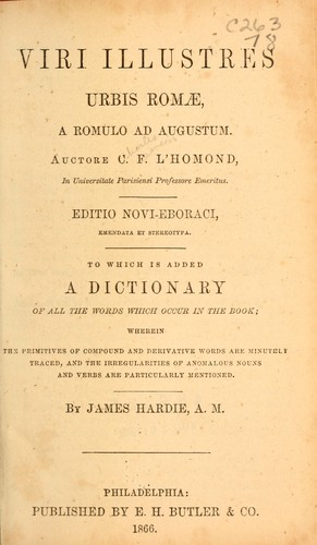 De viris illustribus urbis Romæ, a Romulo ad Augustum