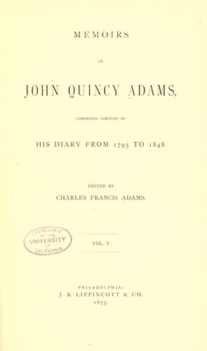 Memoirs of John Quincy Adams