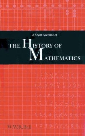 A short account of the history of mathematics