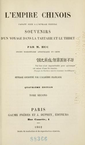 L' Empire chinois