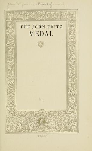 The John Fritz medal