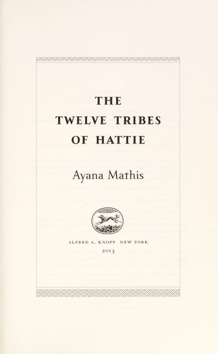 The twelve tribes of Hattie