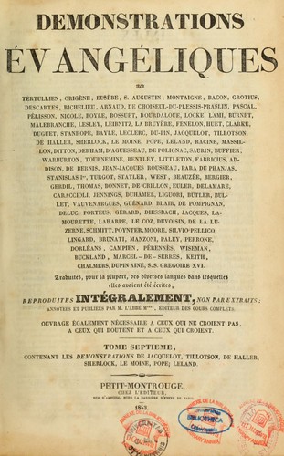 Démonstrations évangéliques