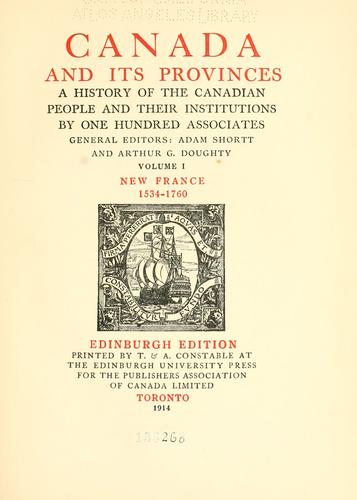 Canada and its provinces