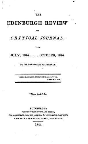 The Edinburgh review