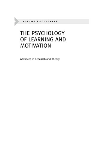 The psychology of learning and motivation