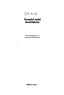 Donald Judd