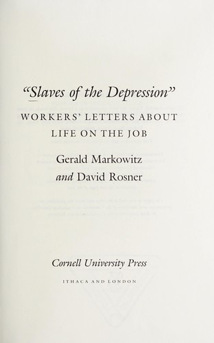 Slaves of the Depression