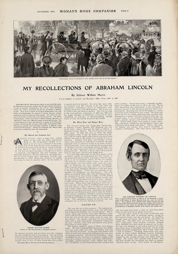 My recollections of Abraham Lincoln