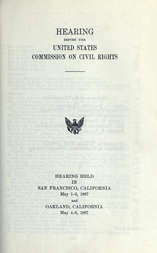 Hearing before the United States Commission on Civil Rights